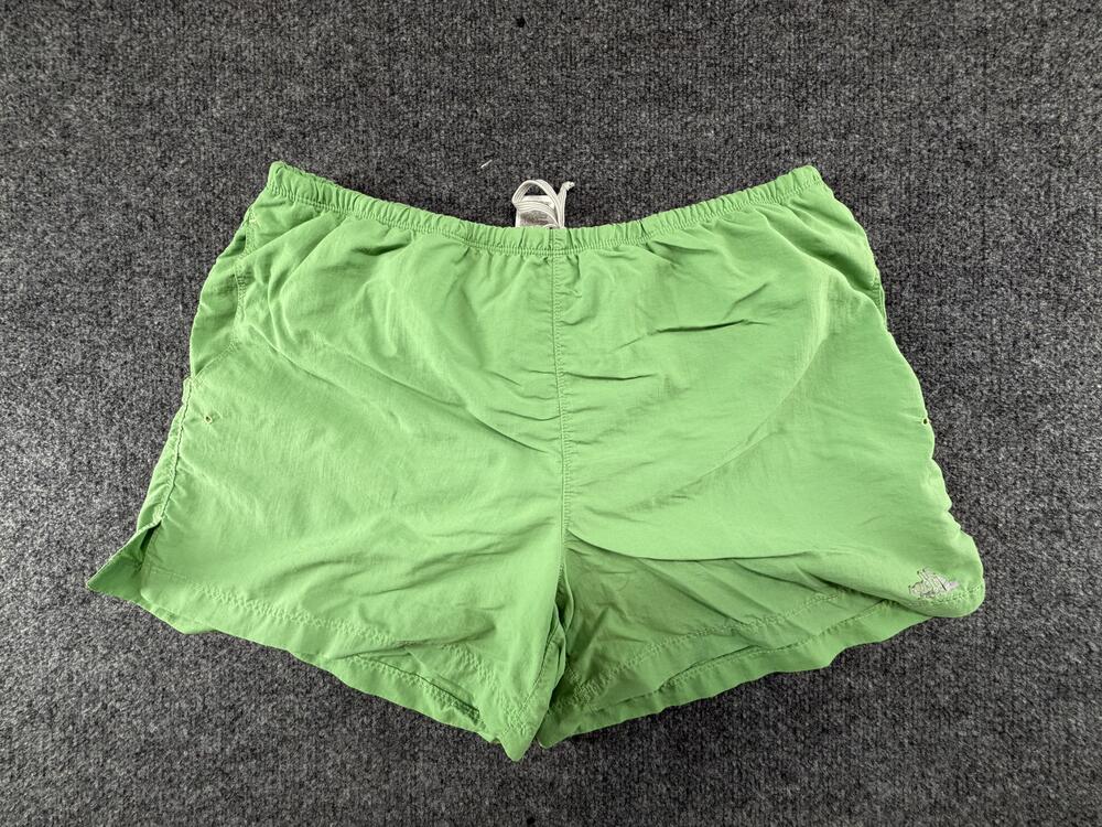 The North Face Swim Shorts Womens XL Green Nylon Lined Drawstring Mesh Pockets